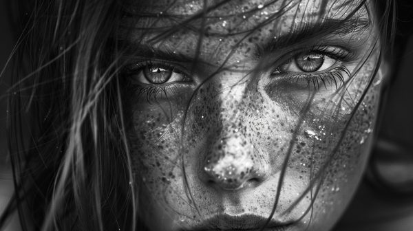 Capturer l'émotion: découvrez des portraits noir et blancs